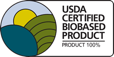 Produkt z certyfikatem USDA potwierdzającym 100% roślinne pochodzenie