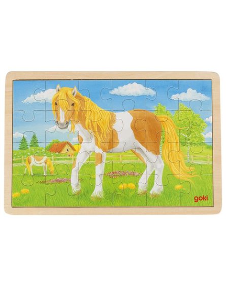 Goki® - Puzzle drewniane konik pony