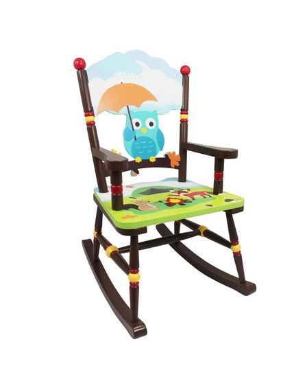 Fantasy Fields - Fotel krzesło na biegunach dla dzieci Zaczarowany Las