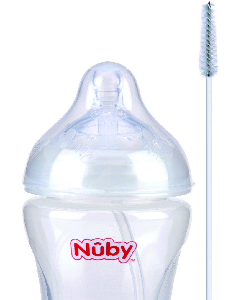 Nuby - Butelka 360° ze smoczkiem SoftFlex 240 ml  ID1143