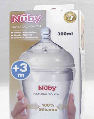 Nuby Siliknowa butelka Natural Touch 300ml NT67018