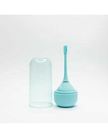InnoGIO Soniczna elektryczna szczoteczka do zębów dla dzieci z funkcją 360° - niebieska