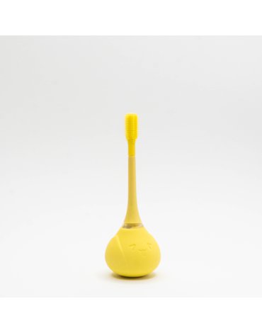InnoGIO Soniczna elektryczna szczoteczka do zębów dla dzieci z funkcją 360°-  żółta