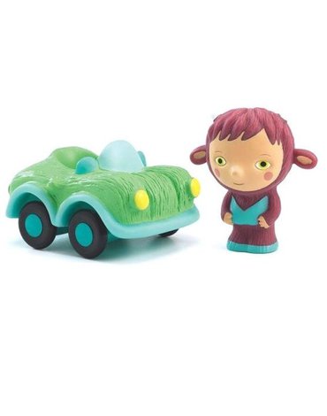 Djeco - Figurka z samochodem BOLIDACHOU DJ09150