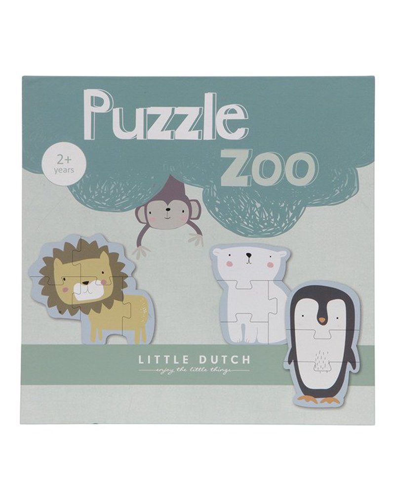 Little Dutch Puzzle Zoo-6 elementów LD4443