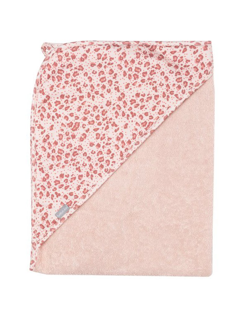Bebe-Jou - bébé-jou Ręcznik z kapturkiem Leopard Pink 3010123