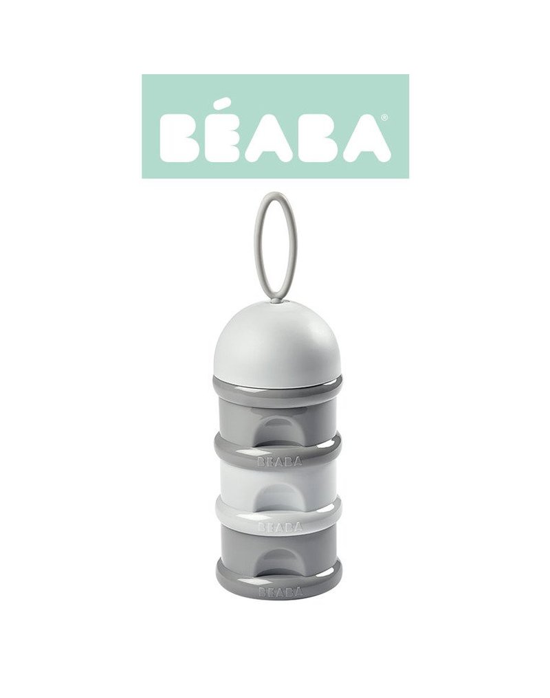 BEABA Pojemniki na mleko w proszku light/dark mist (opakowanie zbiorcze 6 szt.) Beaba