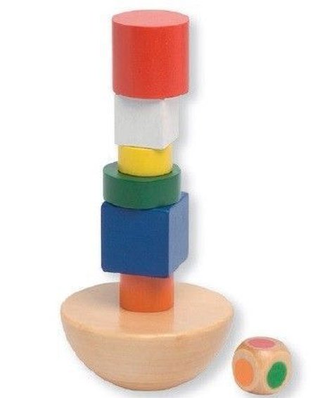 Goki® - Balansująca wieża - gra drewniana