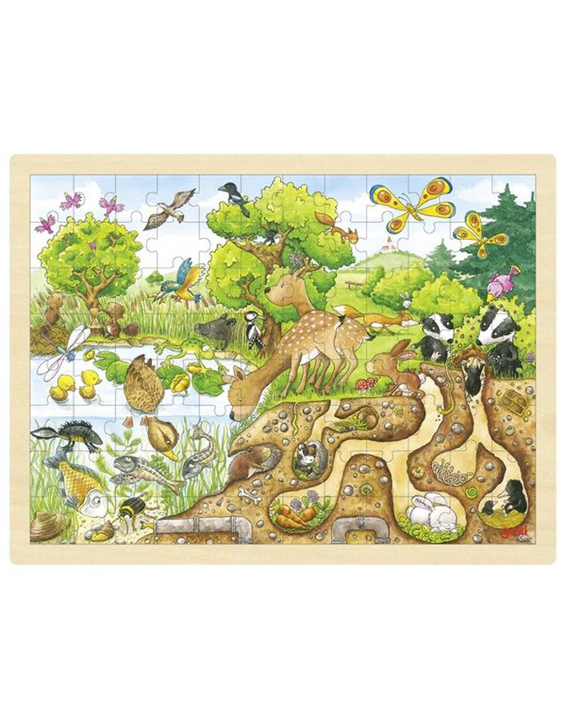 Goki - Puzzle duże natura