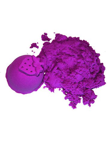 Nefere zabawki piasek - Polski piasek kinetyczny ColorSand jagodowy  1 kg
