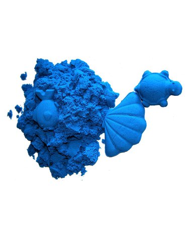 Nefere zabawki piasek - Niebieski piasek kinetyczny ColorSand - 1 kg
