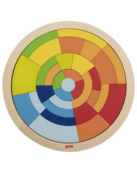 Goki® - Układanka okrągła mozaika