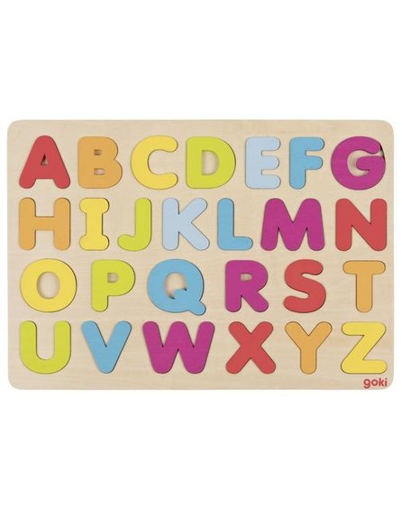 Goki® - Goki Puzzle kolorowy alfabet na nauki liter