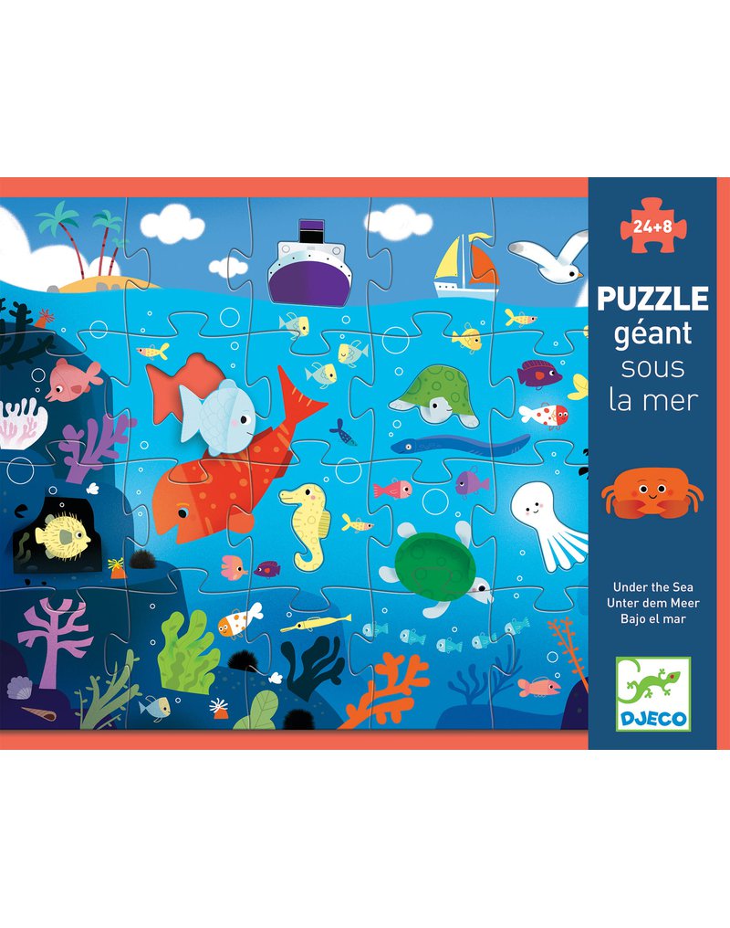 Djeco - Puzzle kartonowe gigant W MORZU DJ07116