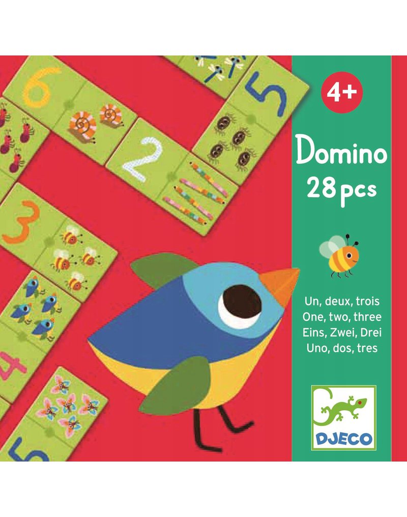 Djeco - Gra tekturowe Domino z liczbami DJ08168
