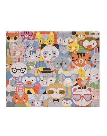 Petit Collage Puzzle Ukryte Obrazki Animal