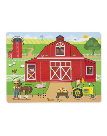 Melissa&Doug® - Puzzle dźwiękowe - Na farmie