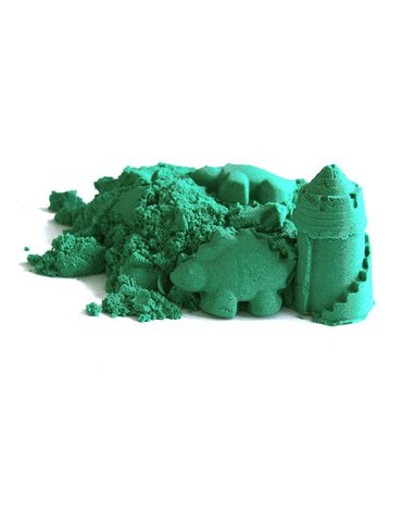 Nefere zabawki piasek - Piasek kinetyczny zielony ColorSand - 1 kg