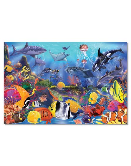 Melissa&Doug® - Puzzle podłogowe podwodny świat 48el.