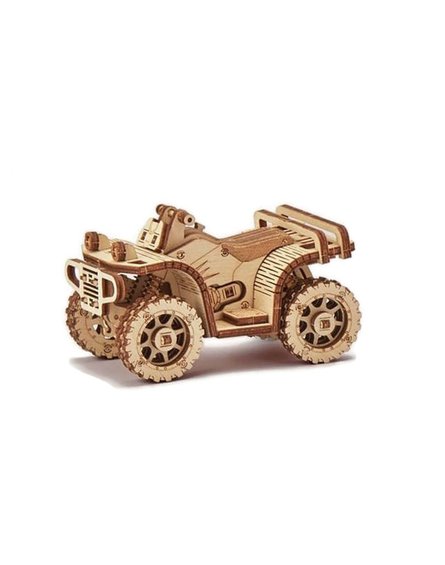 Wood Trick – Mechaniczne puzzle 3D-  Quad – ATV