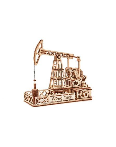 Wood Trick – Mechaniczne Puzzle 3D – Szyb naftowy