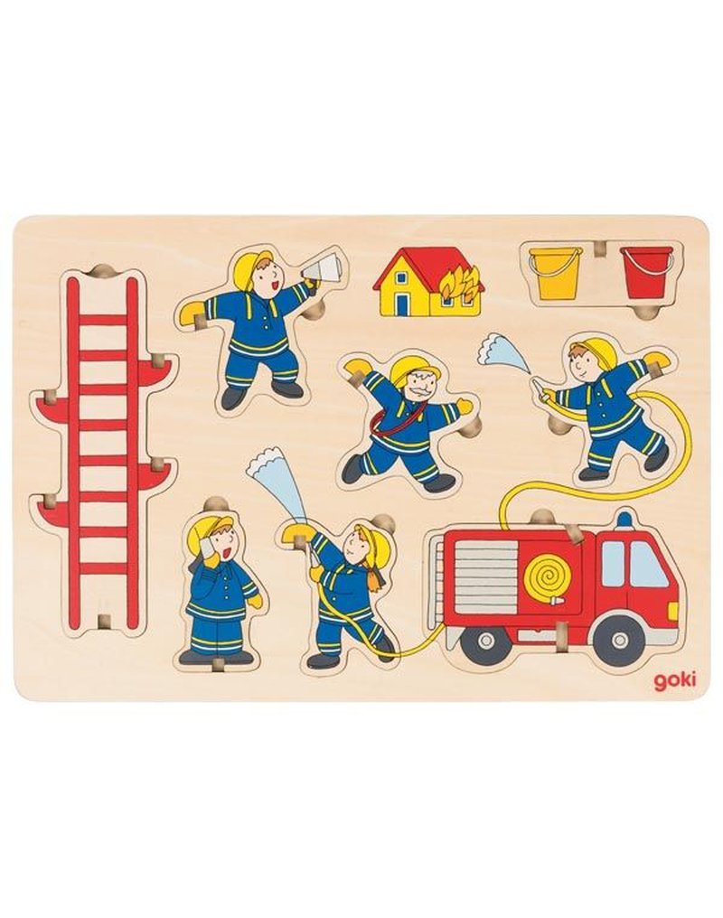 Goki® - Puzzle przestrzenne Strażacy