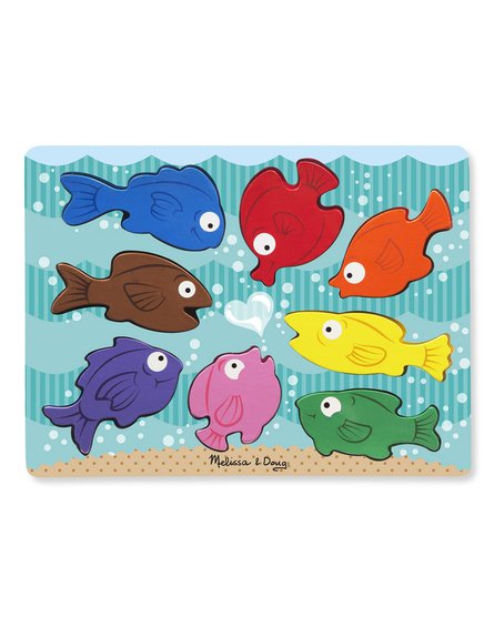 Melissa&Doug® - Układanka puzzle 3D– Kolorowe rybki