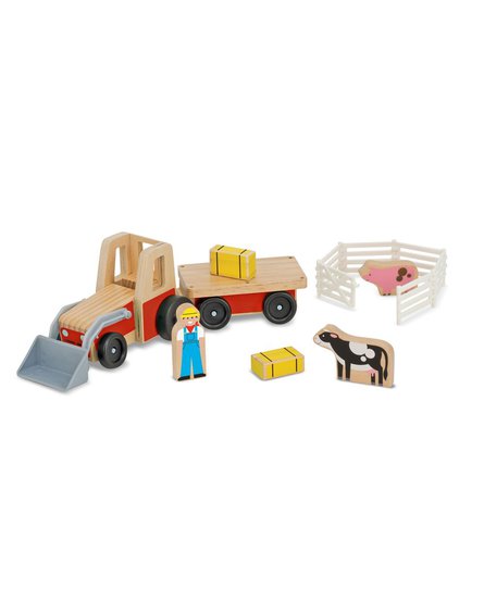 Melissa&Doug® - Traktor z przyczepką i figurkami