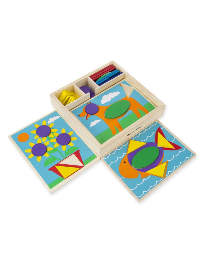 Melissa&Doug® - Drewniana układanka – Mozaika – kolory i kształty