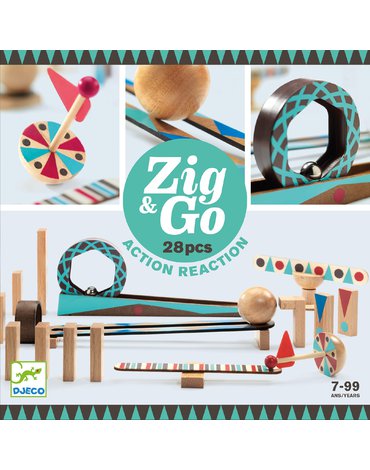 Djeco - Zestaw Zig & Go-28 element. DJ05640
