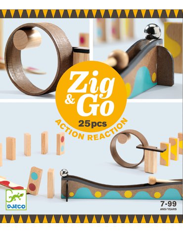 Djeco - Zestaw Zig & Go-25 element.DJ05642