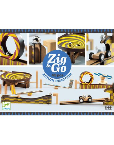 Djeco - Zestaw Zig & Go- 45 elemen.DJ05643