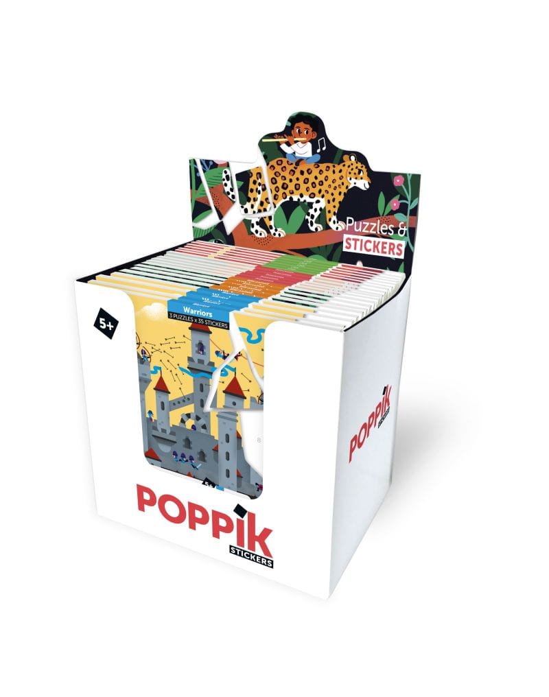 POPPIK - Naklejki - puzzle  DISPLAY - Wiek 5+