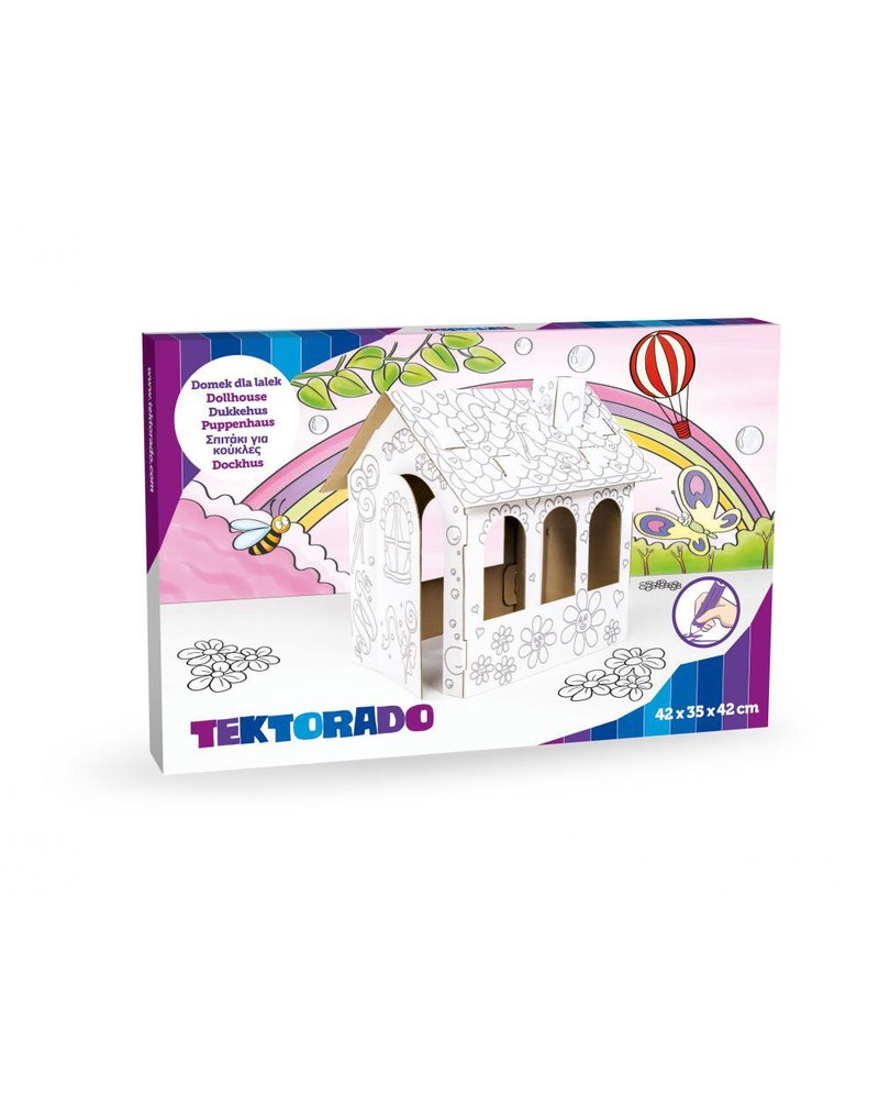 Tektorado - Domek dla lalek do kolorowania - zestaw 10 sztuk