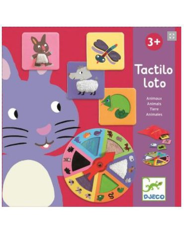 Djeco - Gra edukacyjna Lotto ruletka, zwierzaki DJ08129
