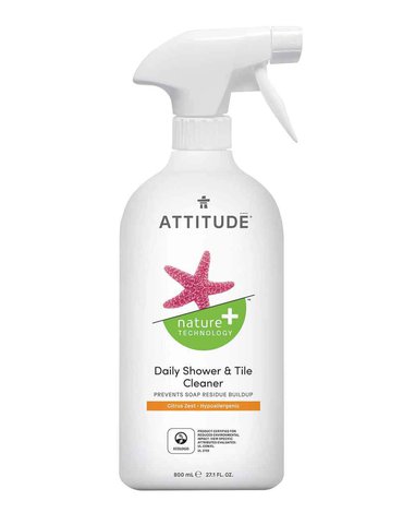 Attitude, Płyn do czyszczenia prysznica, Skórka Cytrynowa (Citrus Zest), 800 ml ATTITUDE