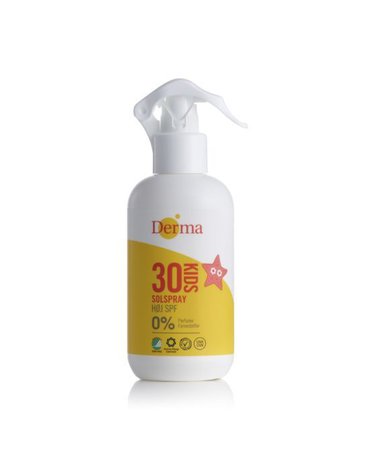 Derma Sun Kids, Spray słoneczny dla dzieci SPF 30, 200 ml