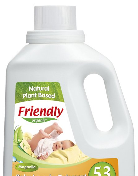 Friendly Organic, Płyn do prania ubranek dziecięcych, magnoliowy, 1567 ml, 53 prania