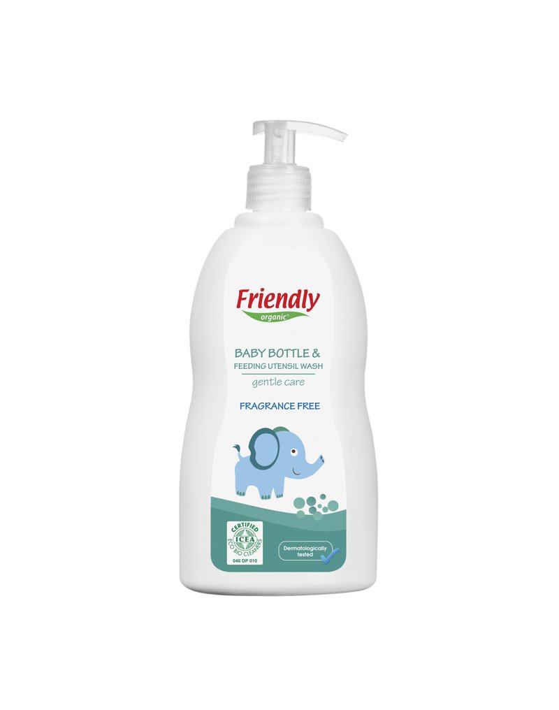 Friendly Organic, Płyn do mycia butelek dziecięcych, bezzapachowy, 500ml Dispenser FRIENDLY ORGANIC