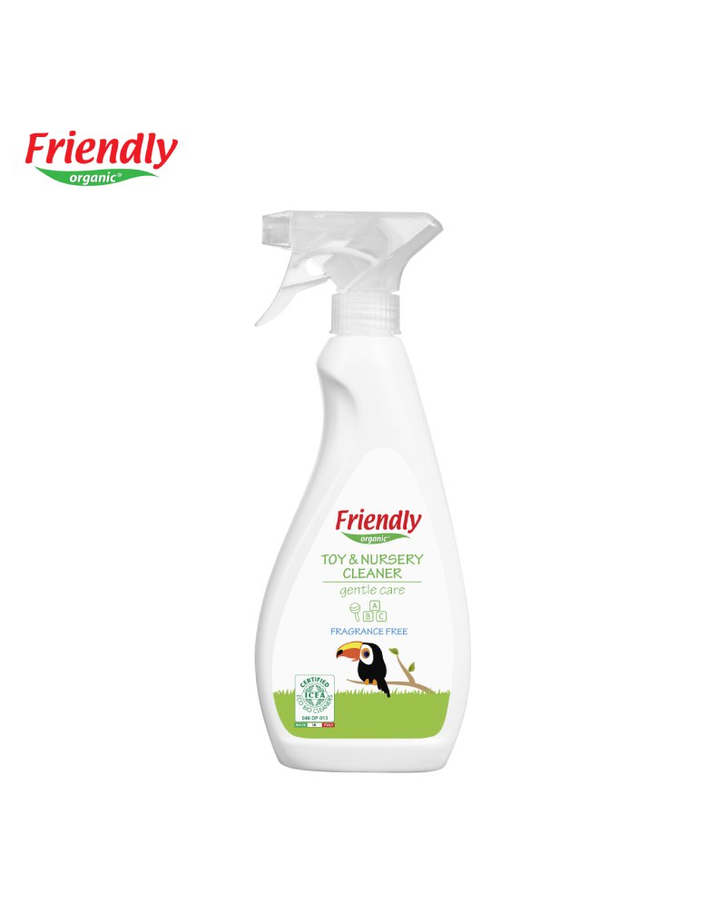 Friendly Organic, Spray do czyszczenia zabawek i pokoju dziecięcego, bezzapachowy, 500 ml FRIENDLY ORGANIC