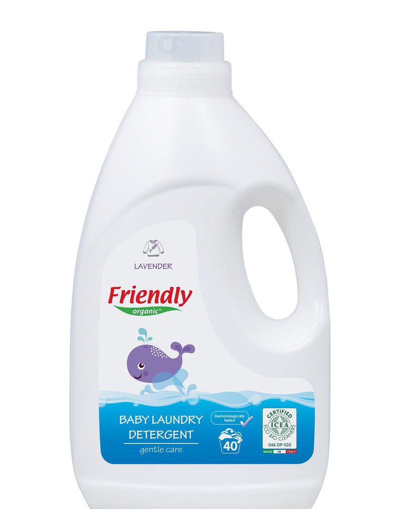 Friendly Organic, Płyn do prania ubranek dziecięcych, 2L, Lawenda FRIENDLY ORGANIC
