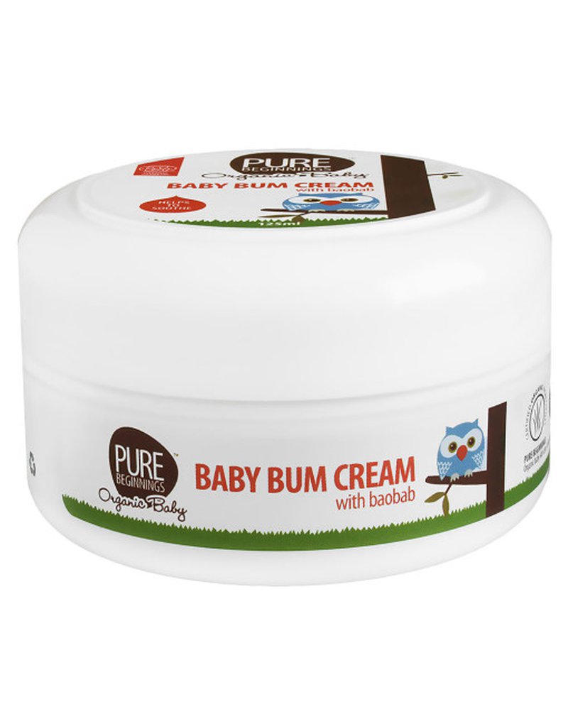 Pure Beginnings Organic Baby, Łagodzący Krem do pielęgnacji pupy z ekstraktem z Baobabu, 125ml PURE BEGINNINGS