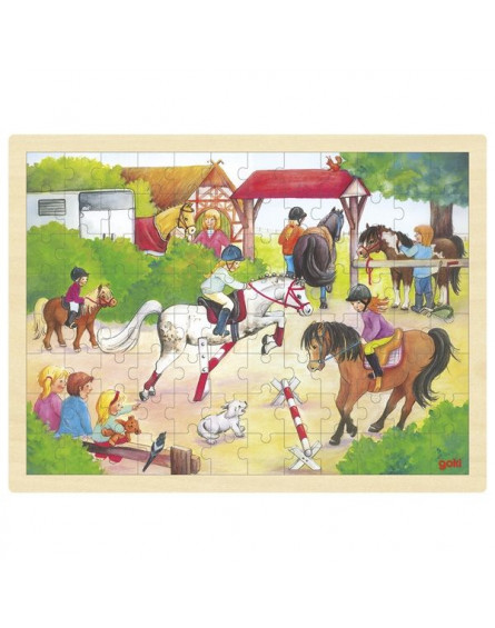 Goki® - Puzzle duże Stadnina koni