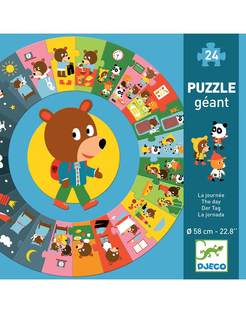 Djeco - Puzzle kartonowe gigant "DZIE" DJ07015