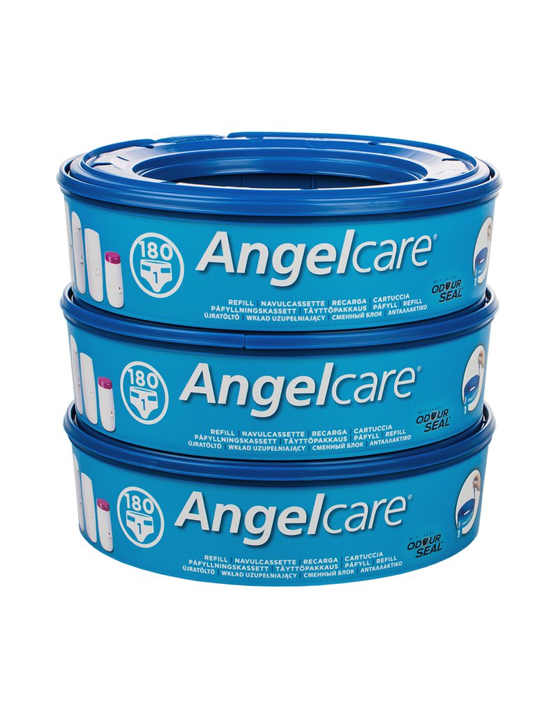 ABAKUS ANGELCARE - Wkład do pojemnika na pieluchy Angelcare; zestaw 3 szt.