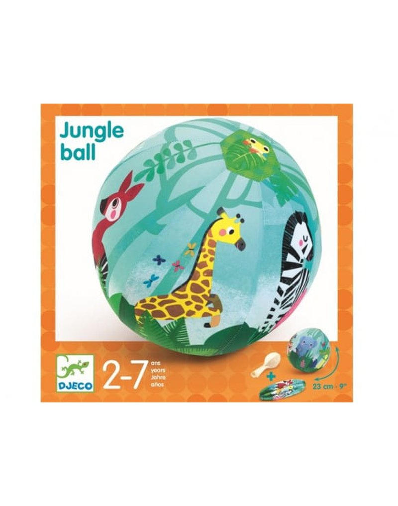 Djeco - Pika materiaowa DUNGLA z balonami 23 cm DJ02056