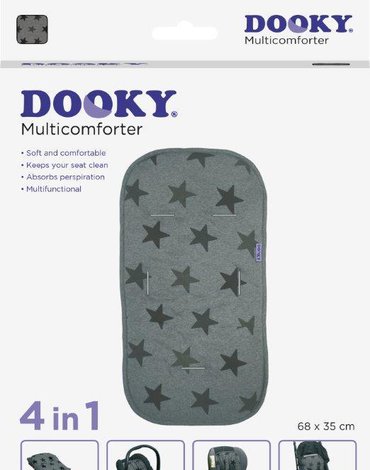Dooky - Uniwersalna wkładka Multicomforter Grey Stars