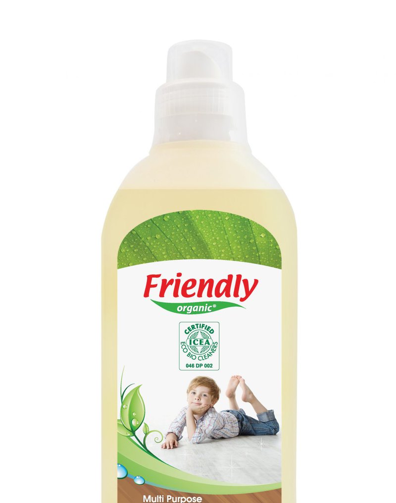 Friendly Organic, Multifunkcyjny płyn do mycia podłóg, 1000 ml FRIENDLY ORGANIC