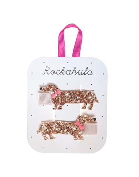 Rockahula Kids - spinki do włosów Morris Sausage Dog