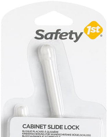 Dorel Polska - Zabezpieczenie drzwi szafek (poziome) białe - Safety 1st